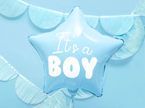 Party-Dekorationsset "Baby Shower" blau 35tlg keine Marke