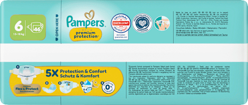 Windeln Premium Protection Gr. 6 XL (13-18 kg) Big Pack Pampers premium protection