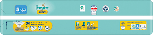 Windeln Premium Protection Gr. 5 (11-16 kg) Big Pack  Pampers premium protection