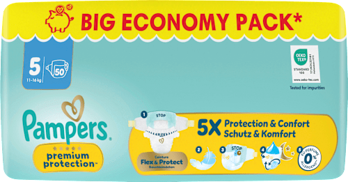 Windeln Premium Protection Gr. 5 (11-16 kg) Big Pack  Pampers premium protection