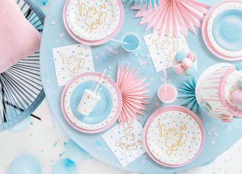 Party-Dekorationsset "Gender Reveal" Mix 31tlg keine Marke