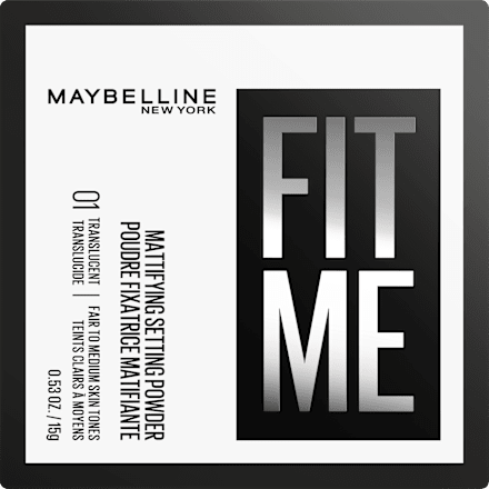 pudr Fit Me, 01 Translucent MAYBELLINE NEW YORK