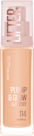 rozjasňující make-up Plump & Glow, 114 MAYBELLINE NEW YORK