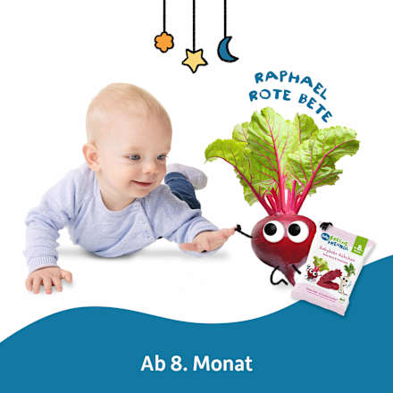 Babykeks Rübchen Rote Bete & Pastinake, ab dem 8. Monat Freche Freunde