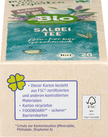 Kräutertee Salbei (20 Beutel) dmBio