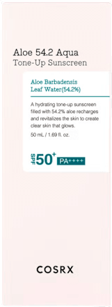 opalovací krém Aloe 54.2 Aqua Tone-Up Sunscreen Cosrx