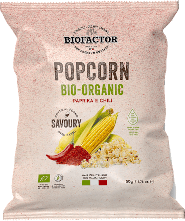 Popcorn papryka i chili BIO BIOFACTOR