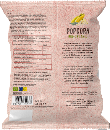 Popcorn papryka i chili BIO BIOFACTOR