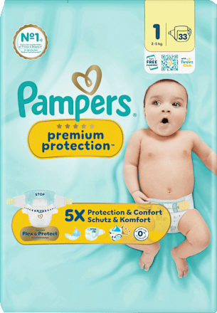 Windeln Gr. 1 (2-5 kg) Pampers premium protection