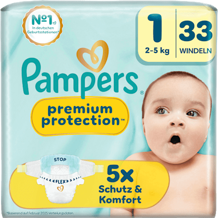 Windeln Gr. 1 (2-5 kg) Pampers premium protection