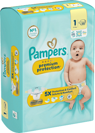 Windeln Gr. 1 (2-5 kg) Pampers premium protection