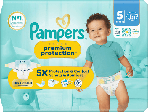 Windeln Gr. 5 (11-16 kg) Pampers premium protection