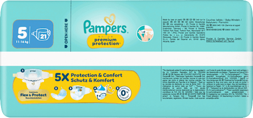 Windeln premium protection Gr. 5 (11-16 kg) Pampers