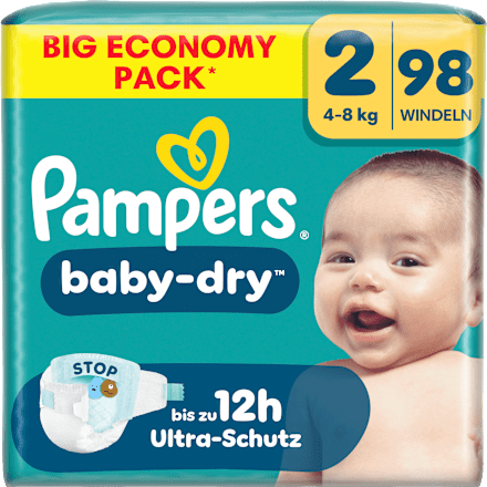 Windeln Baby Dry Gr. 2 (4-8 kg) Big Pack Pampers baby-dry