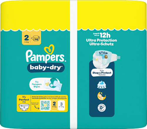 Windeln Gr. 2 (4-8 kg) Big Pack Pampers baby-dry