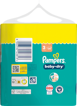 Windeln Gr. 3 (6-10 kg) Big Pack Pampers baby-dry