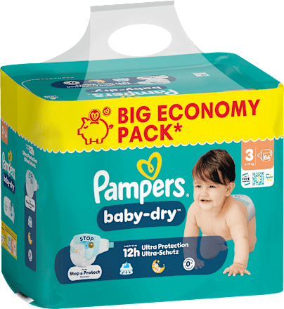 Windeln Baby Dry Gr. 3 (6-10 kg) Big Pack Pampers baby-dry