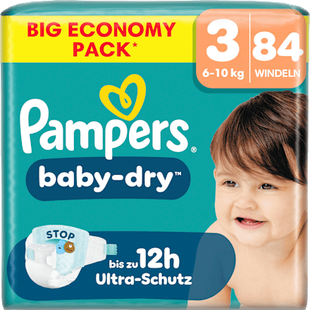 Windeln Baby Dry Gr. 3 (6-10 kg) Big Pack Pampers baby-dry