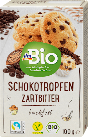 Gocce di cioccolato fondente bio dmBio