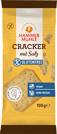 Cracker, mit Salz, glutenfrei Hammermühle
