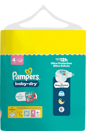 Windeln Baby Dry Gr. 4 (9-14 kg) Big Pack Pampers baby-dry