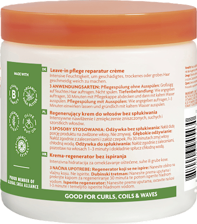 Regenerator u kremi za obnovu kose Leave-In Conditioning cantu