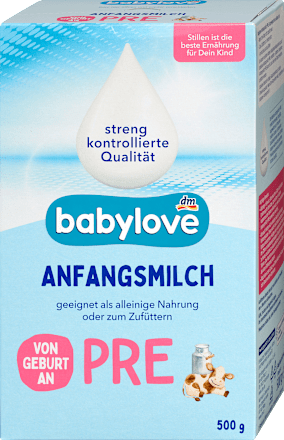 počáteční mléčná kojenecká výživa 1 PRE 0m babylove