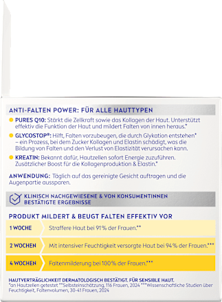Gesichtscreme Q10 Anti-Falten LSF15 NIVEA