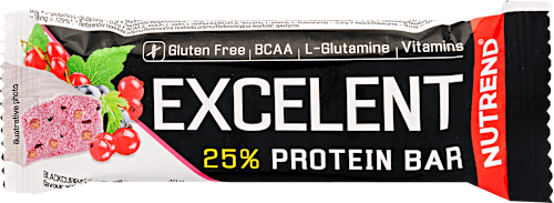 Fehérjeszelet, feketeribizlis-áfonyás Nutrend