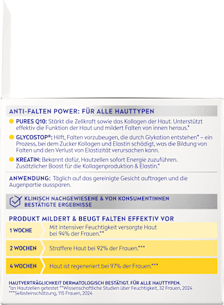 Gesichtscreme Q10 Anti-Falten LSF30 NIVEA