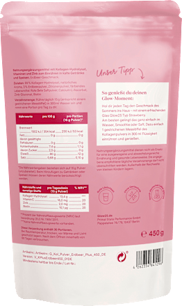 Kollagen Plus Pulver Strawberry Glow25