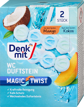 Tavolette per WC Mango & Cocco Magic Twist  Denkmit