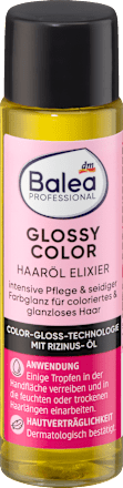 Haaröl Elixier Glossy Color Balea PROFESSIONAL