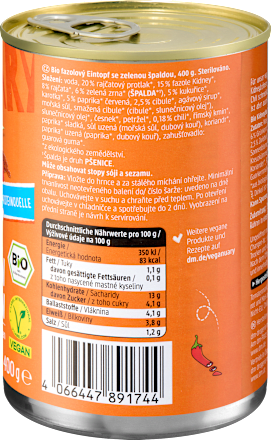 Chili vegan con fagioli rossi e farro verde dmBio