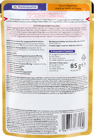 Hrană umedă pentru pisici, pui în jeleu Dein Bestes