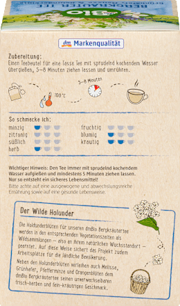 Bio hegyi gyógynövénytea, 20 filter dmBio