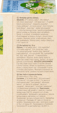 Planinski čaj, 20 vrećica dmBio