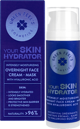Cremă-mască hidratantă pentru noapte  Green Feel's