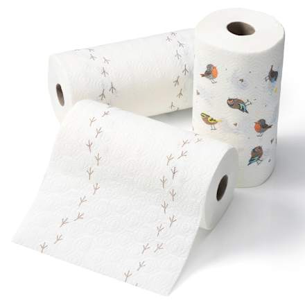 Küchenrolle Mega Roll mit Design 3-lagig sortiert Saugstark&Sicher