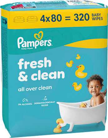 Feuchttücher Fresh & Clean (4x80 St) Pampers