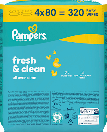 Feuchttücher Fresh & Clean (4x80 St) Pampers