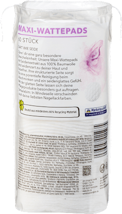 Wattepads Maxi mit Seide ebelin