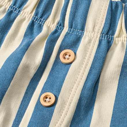 Jogginghose mit Streifen-Muster, blau & beige, Gr. 92 ALANA