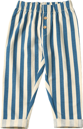 Jogginghose mit Streifen-Muster, blau & beige, Gr. 122 ALANA