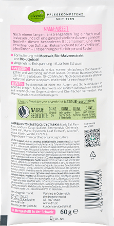 Badesalz Mama Malve & Jojobaöl  alverde NATURKOSMETIK