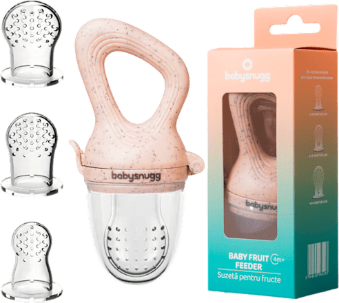 Suzetă pentru fructe&legume cu 3 tetine babysnugg