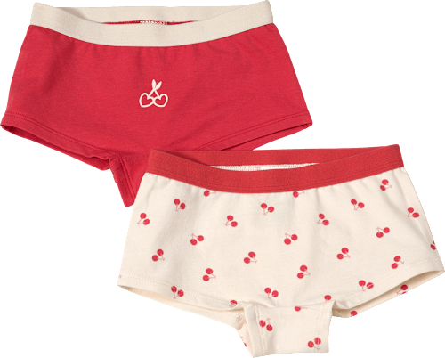 Pantys mit Kirschen-Muster, rot + weiß, Gr. 98/104 ALANA