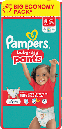 Baby Pants Gr. 5 (11-17 kg) Big Pack Pampers baby-dry