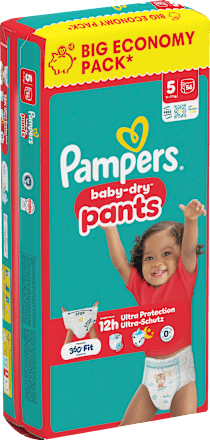 Baby Pants baby-dry Gr. 5 (11-17 kg) Big Pack Pampers