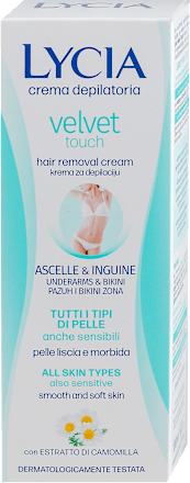 Velvet touch krema za depilaciju pazuha i bikini zone LYCIA